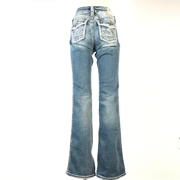 Silver Jeans Denim - Silver suki flap 17” Jeans 27x34